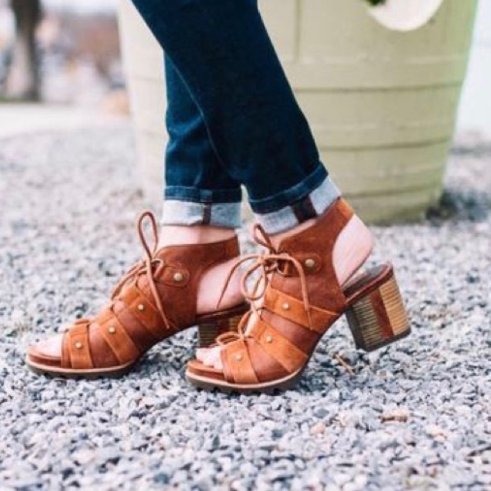NWOT Sorel Brown Addington Sandal Women's 8